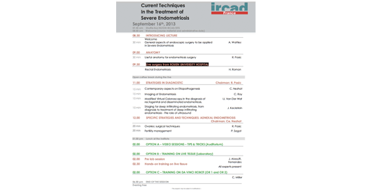 Ircad – Setembro 2013